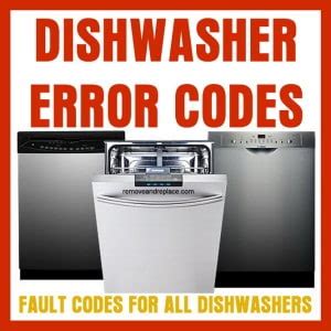 Dishwasher Error Codes – Fault Codes For Dishwasher Repair