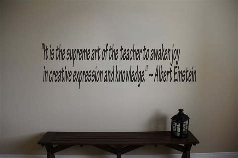 Albert Einstein Inspirational Teacher Classroom Quote Vinyl | Etsy