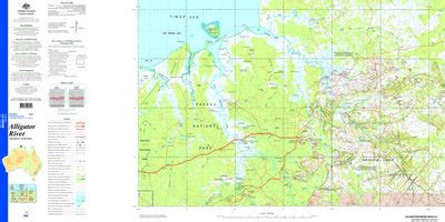 Alligator River SD53 - 01 Map by Geoscience Australia | Avenza Maps