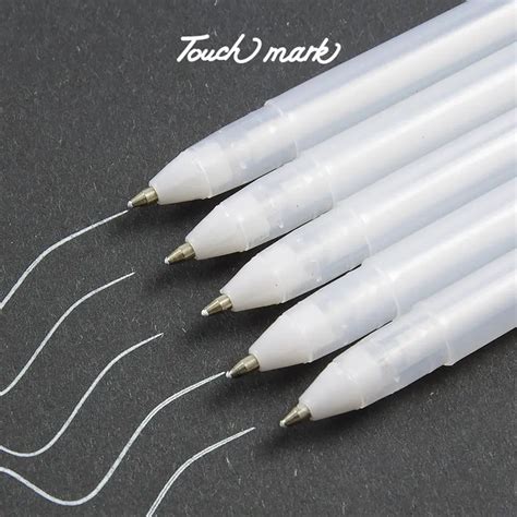 White Highlight Pen Artist Sketch Markers Set for Manga Marker School ...