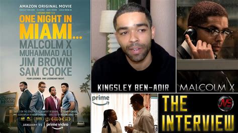 INTERVIEW with One Night in Miami - Actor: "Kingsley Ben-Adir" (Malcolm X) - YouTube