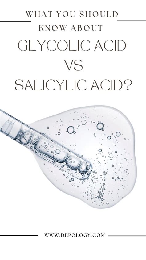 Glycolic Acid Vs Salicylic Acid? | Salicylic acid, Glycolic acid cleanser, Salicylic acid cleanser