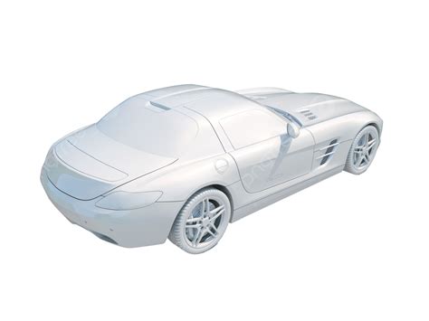 3d Car White Blank Template Blank White Car Auto, Auto Body Shop, Sport Car Template, Business ...