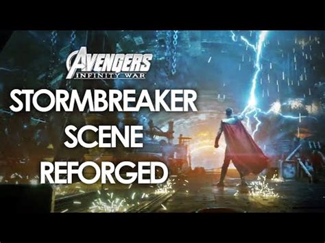 Stormbreaker Scene Reforged 1080p | AVENGERS INFINITY WAR - YouTube