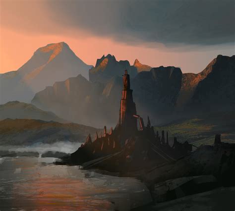 ArtStation - Lord of the rings inspired landscape