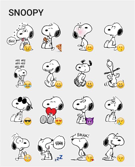 Snoopy sticker set | Stickers