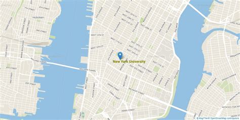 New York University Campus Map - Map