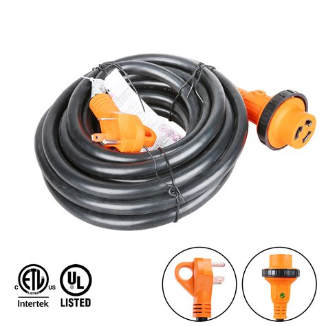 25 foot 30 Amp RV Extension Cord Twist Lock With Signal Light Trekpowe – trekpower