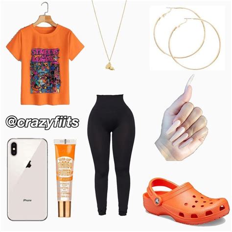 𝕆𝕦𝕥𝕗𝕚𝕥 𝕀𝕟𝕤𝕡𝕠 ♥ on Instagram: “Orange crocs fit 🍊 - - - #outfits #outfitinspiration #outfit ...