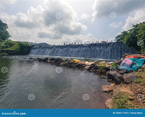 A Beautiful Waterfall Captured in Konkan, Maharashtra. Stock Image ...