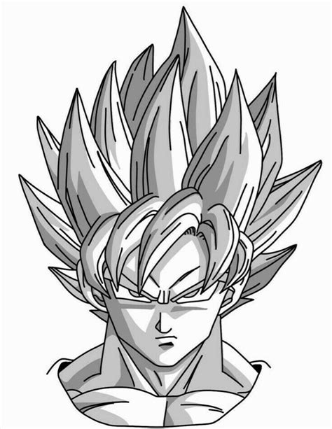 Goku Super Sayan | Goku a lapiz, Goku dibujo a lapiz, Dragones