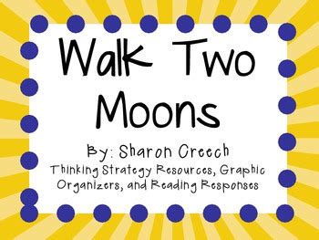 Walk Two Moons by Sharon Creech: Characters, Plot, Setting | TpT