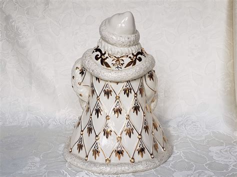 Lenox Florentine And Pearl Santa Cookie Jar Aunt Gladys' AtticSerstyle ...