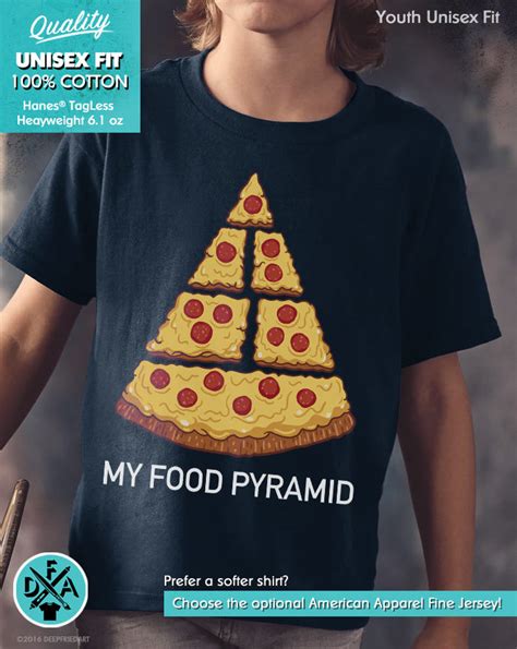 New Pizza Junk Food Funny Youth Kids Shirt and Toddler Shirt - Etsy