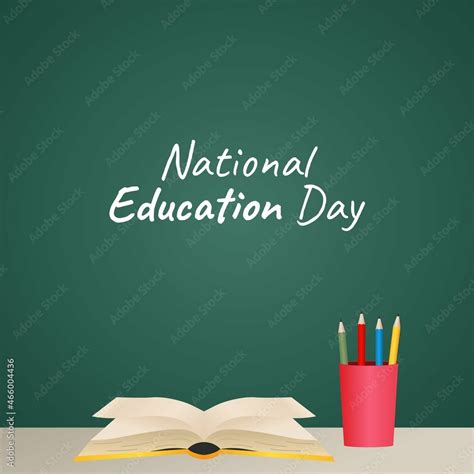 vector graphic of national education day good for national education ...