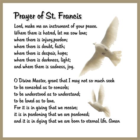 Prayer of St Francis – CARFLEO