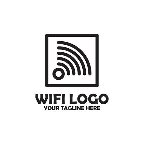 wifi icon design modern black and white 5716724 Vector Art at Vecteezy