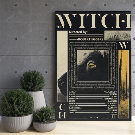 Witch Poster Print Folk Horror Art Witch Horror Movie Vvitch Print ...