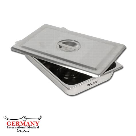 Sterilization Stainless Steel Tray With Lid – germanymedicalonline.com