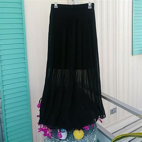 Worthington | Skirts | Worthington Beautiful Pleated Sheer Maxi Skirt ...