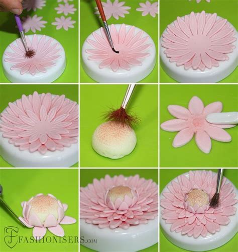 Pin by An on Цветок | Fondant flower tutorial, Cake decorating flowers, Sugar flowers tutorial