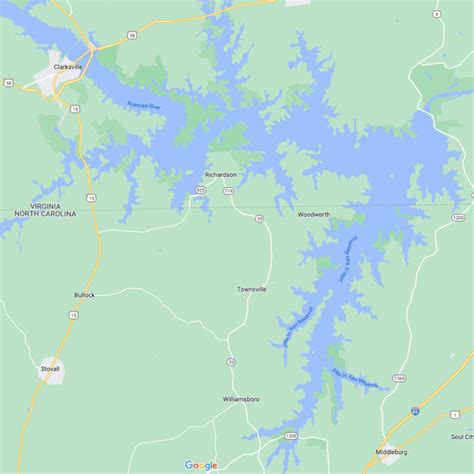 kerr-lake-map - Eastern NC Bass Challenge