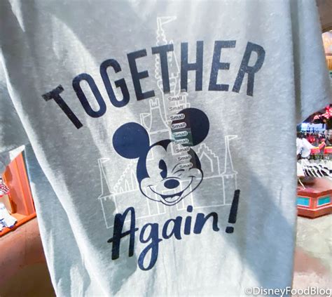 PHOTOS: Disney World Is Now Selling Official Welcome Back Merchandise ...