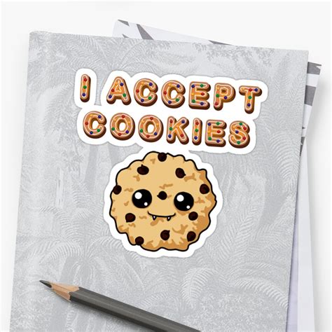 "I Accept Cookies" Stickers by trendo | Redbubble