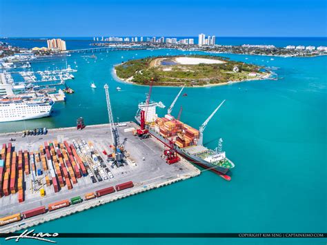 Port of Palm Beach Aerial | HDR Photography by Captain Kimo