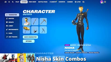 Nisha Skin Combos (Fortnite Battle Royale) - YouTube