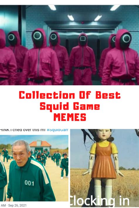 Collection Of Best SQUID GAME Memes - Guide For Geek Moms