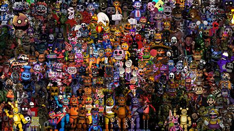 All Characters of FNAF and Fan Games (My Version) by CoolTeen15 on DeviantArt