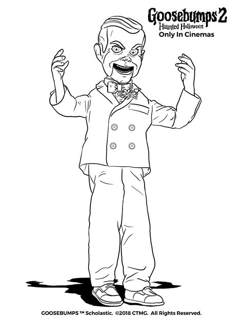 Slappy Pages Coloring Pages