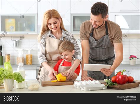 Family Cooking Kitchen Image & Photo (Free Trial) | Bigstock