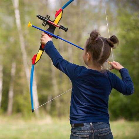 Hey! Play! Kids Bow and Arrow Set with Aim Boards and Quiver | Kids bow ...