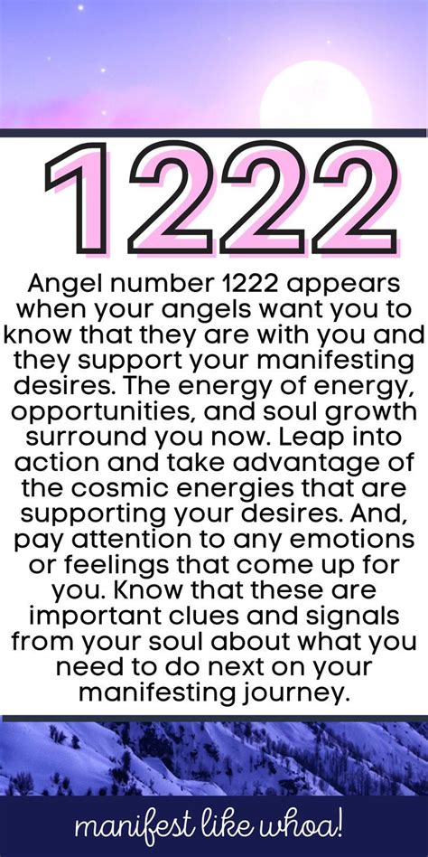 1222 Angel Number Meaning For Manifestation