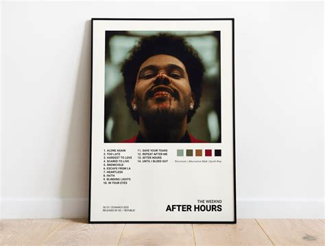 The Weeknd - After Hours Album Cover Poster | Architeg Prints