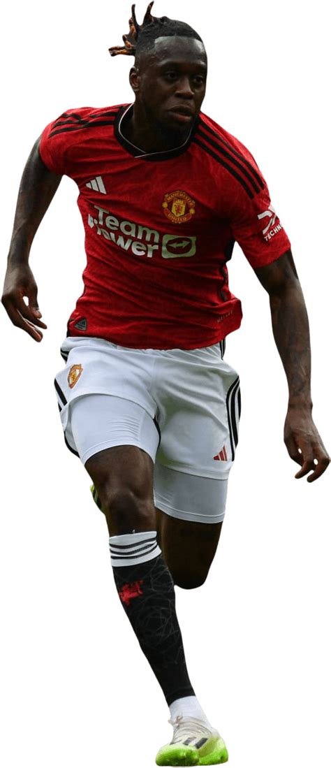 Aaron Wan-Bissaka Manchester United football render - FootyRenders