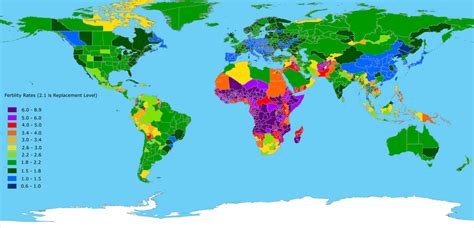 Map : Global Fertility Rate