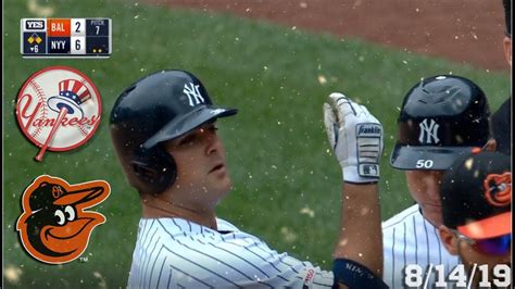 New York Yankees Highlights: vs Baltimore Orioles | 8/14/19 - YouTube