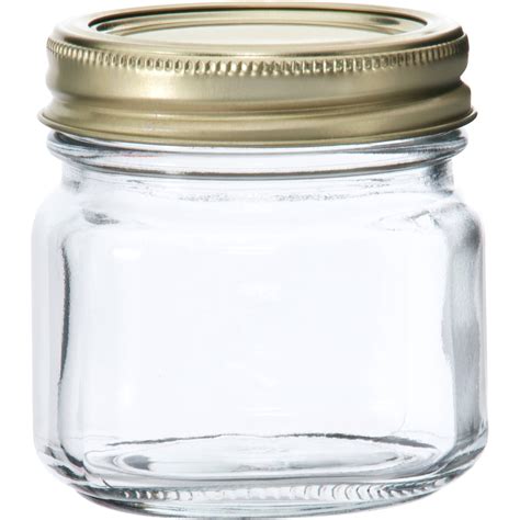 250ml Square Round Glass Mason Jar for Food Storage, High Quality 250ml ...