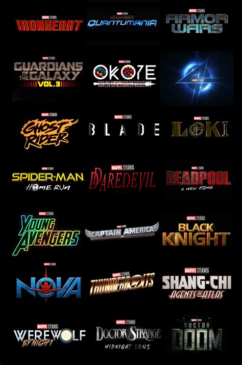 My ideal 2023 & 2024 MCU lineup : r/marvelstudios