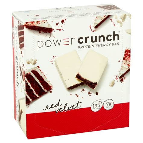 Power Crunch Original Protein Energy Bar Red Velvet, 1.4 oz, 12 count - Walmart.com - Walmart.com