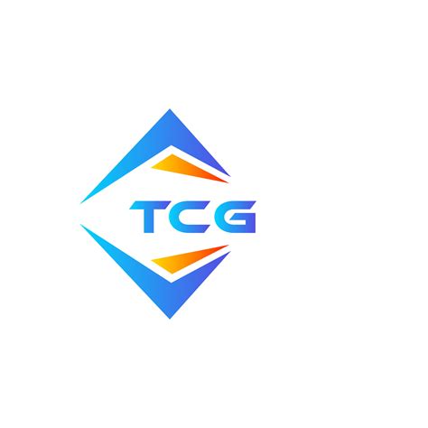 TCG abstract technology logo design on white background. TCG creative ...