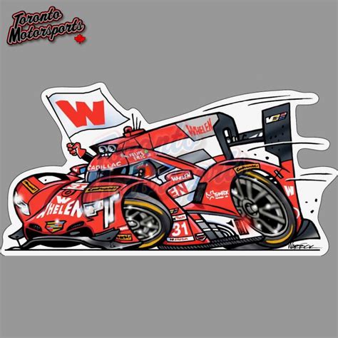 Whelen Engineering Racing “The Whelen Feelin” – IMSATOON Die Cut Vinyl Sticker #IMSATOON-WHELEN ...