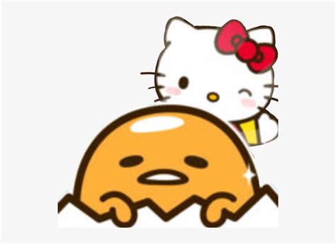 Gudetama Gudetamahellokitty Sanrio Hellokitty Hello - Hello Kitty Friends - Tap & Pop, Adorable ...