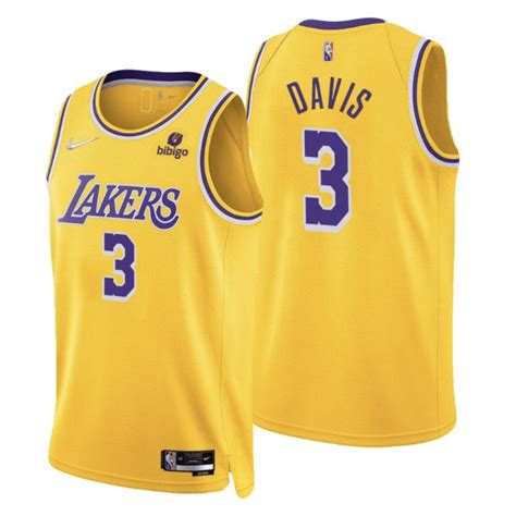 Los Angeles Lakers Anthony Davis Jersey (gold) – Urban Culture