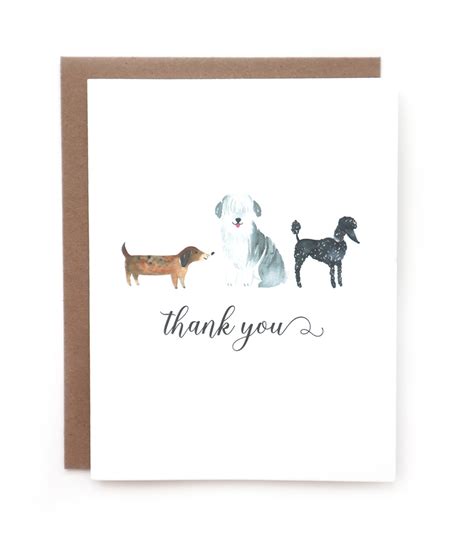 Thank You Dog – Posh Paper Invites