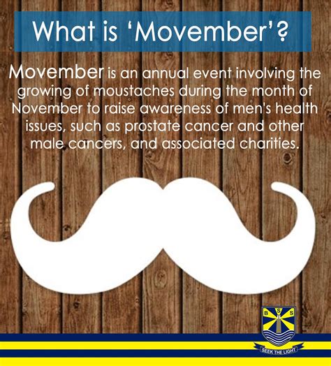 What is #Movember? | Cancer man, Raise awareness, Mens health