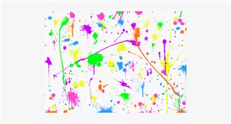 Paint Splatter Png Border Download - Neon Paint Splatter Png Transparent PNG - 504x360 - Free ...